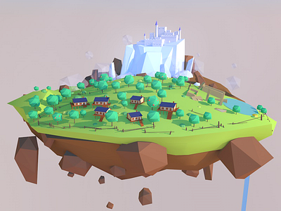 YS island c4d island