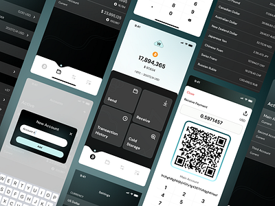 Wallet App app design crypto design ui wallet wallet app