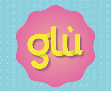 glu logo design logo