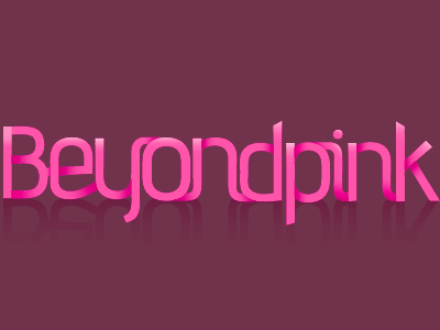 Beyondpink logo typography