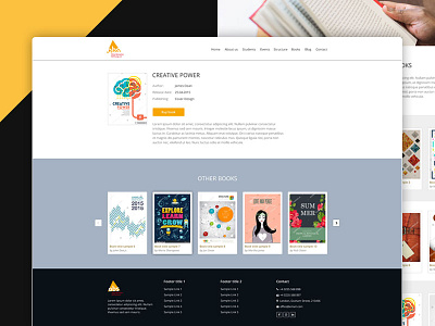 Youpa - Books book book list book page design web design youpa
