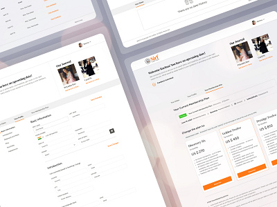 Sirf Coffee Onboarding - Profile black and white onboarding pricing profile sidenav table tabs ui ux website