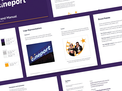 Cineport logo design branding design logo web website