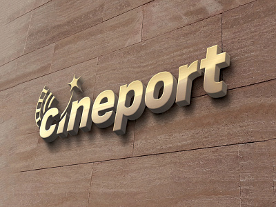 Cineport logo design