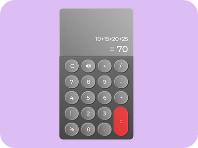 4. Calculator #DailyUI design illustration ui