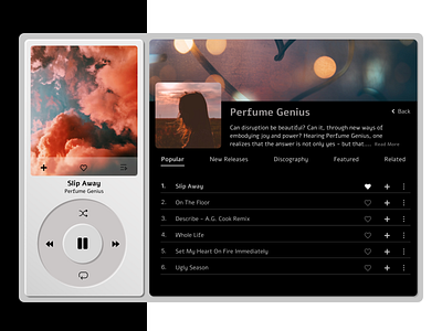 9. Music Player #DailyUI design ui