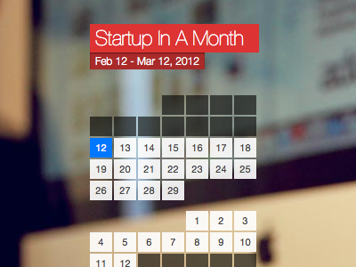 Startup progress calendar calendar startup