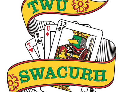 Lucky 13 t-shirt design card duck king playing swacurh t shirt twu