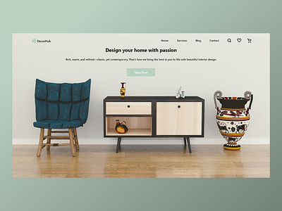 Interior Landing Screen graphic design ui uiuxdesign ui ux design ux