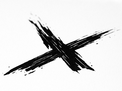 X branding handlettering logo type