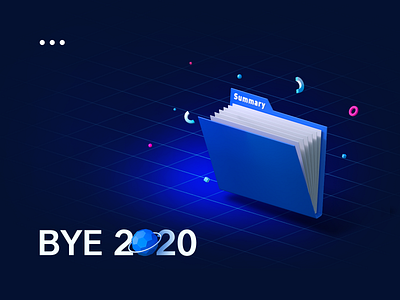 Bye2020 3d 3d art cinema4d creative icon 插图