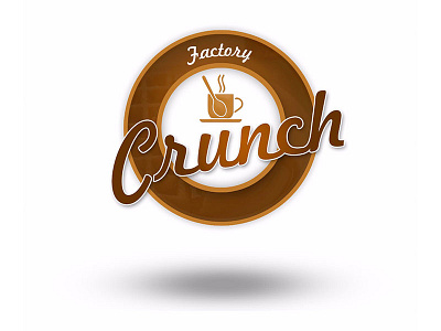Crunch Logo crunch logo waffer logo