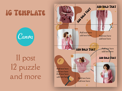 IG Template Puzzle (12 posts)