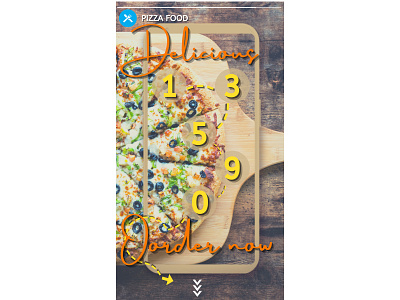 ADs for IG story (food) ads advertising branding canva content creator design food graphic design ig instagram instastory marketing media pizza social template