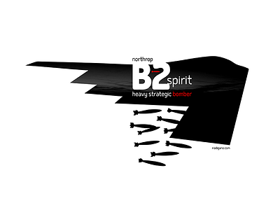 Northrop B-2 Spirit aircraft b2 bomber design illustration northrop poster spirit