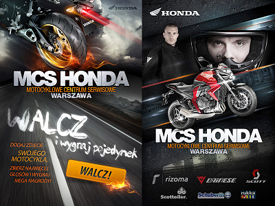 MCS Honda design graphic honda motorcycle poster