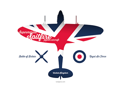 Supermarine Spitfire design graphic poster spitfire