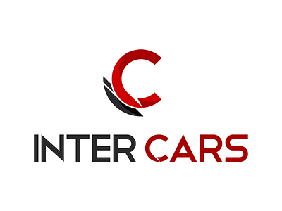 Inter Cars - logo design graphic logo logotype vector