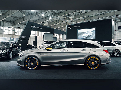 Mercedes CLA Shooting Brake car design graphic mercedes photography