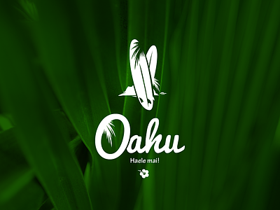 Oahu logo design graphic hawaii logo logotype oahu vector