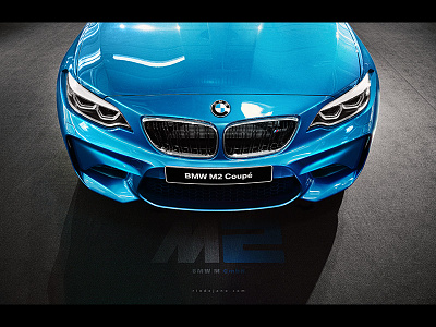 BMW M2 Coupe art bmw design performance photoshop poster power
