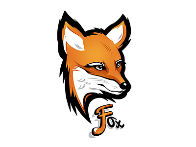 Fox animal art design fox logo logotype vector