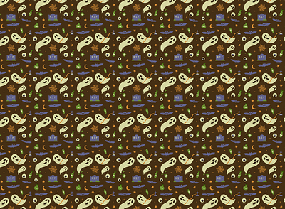 👻 Halloween Pattern 👻 dead illustration vector