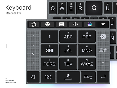 Phone keyboard