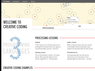 Creative Coding Tabs creative coding tabs web design