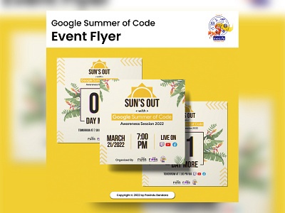 Google Summer of Code - Event Flyer branding design flyer graphic design illustration minimal mozilla