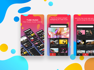 Free Music App Screenshots - Google Play app design google play store music app ui uidesign