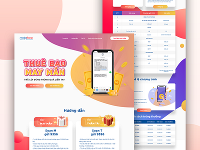 Mobifone - Landing page design landing page design landingpage ui uidesign uiux ux website