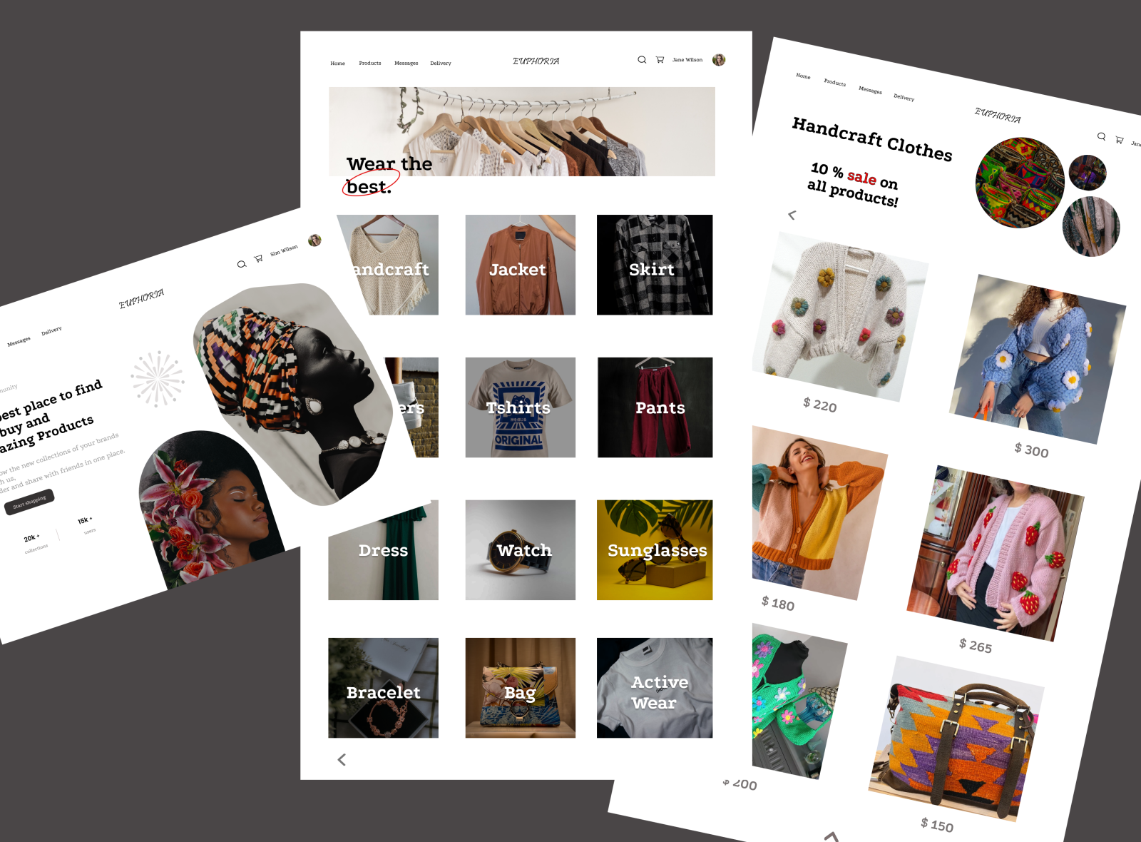 Online Clothing site 🚀🚀 by Simge on Dribbble