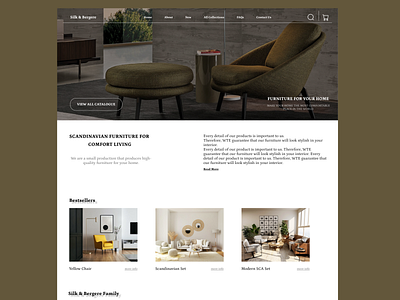 Furniture & Products Website 💜🤎 animation branding design designer feedback graphic design illustration logo new york nyc product product design products ui ui designer ux vector website