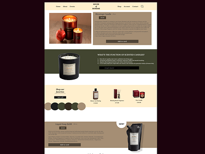 Candle Shopping Website 🕯️🕯️