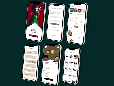 Maria Jewellery App 📿💍🕶️ accessories app design designer feedback graphic design illustration jewellery mobile nyc product product designer ui ui design ui designer ux ux design ux designer