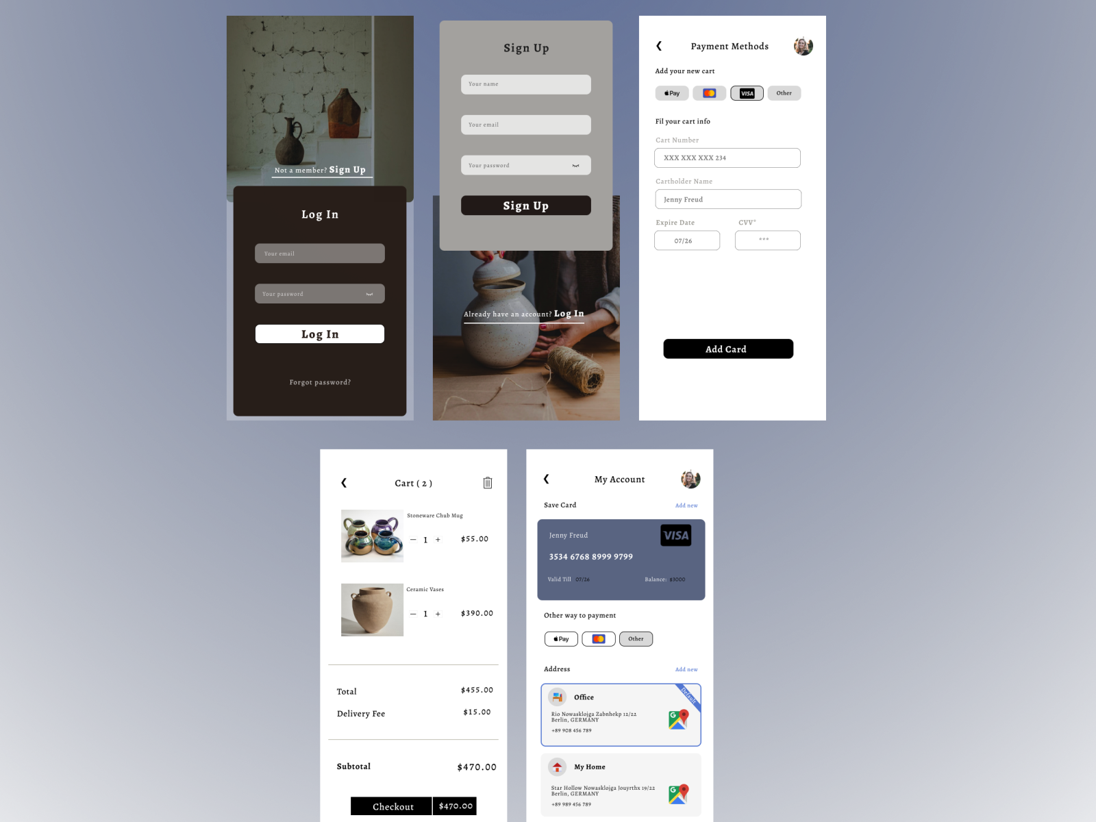 log-in-sign-up-payment-checkout-pages-by-simge-on-dribbble