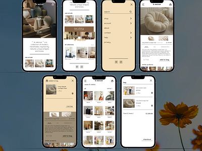 "La Maison" Home Decoration Shopping App 🪄✨ app designer feedback home mobile app mobile design product designer ui ux