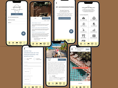 Bodream Hotel & Resort App Design! design designer feedback hotel hotel app mobile design ui ux