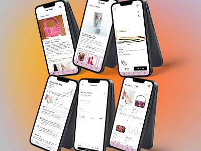 Designer Shopping App - Global Shop for luxury fashion!! 🪄💫 animation app designer ecommerce fashion app feedback mobile design product shopping ui ux ux designer