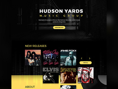 Hudson Yards ui ux webdesign website
