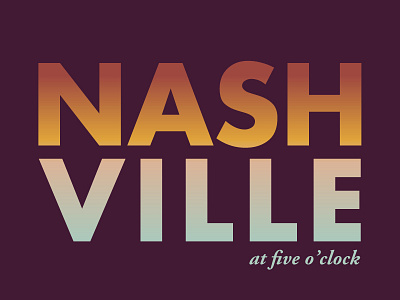Nashville showers bring kickass gradients 80s city gradient nashville reflections retro sunset weather