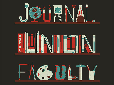 Journal of the Union Faculty Forum art supplies book cover faculty globe journal lasers letters science typography union university