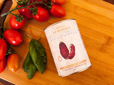 San Marzano Packaging food label packaging tomatos