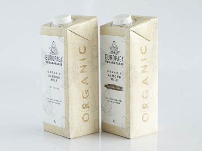 Europaea Vegan Farms - Packaging Design design milk packaging vegan