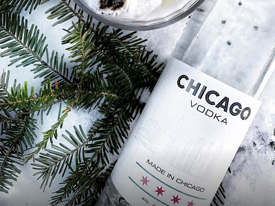 Chicago Vodka label packaging packaging design vodka