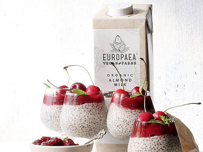 Europaea Vegan Farms - Packaging Design milk packaging packaging design tetrapak