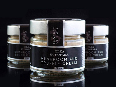 Olea Europaea Truffle Cream label packaging packaging design truffle