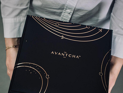 Packaging Design for Tea Company Avantcha costelation foil packaging packaging design