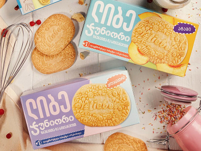 Packaging design for Liebe Biscuits